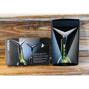 Tommy Larsen Design of Denmark Danish Corkscrew with Wine Stopper in Box